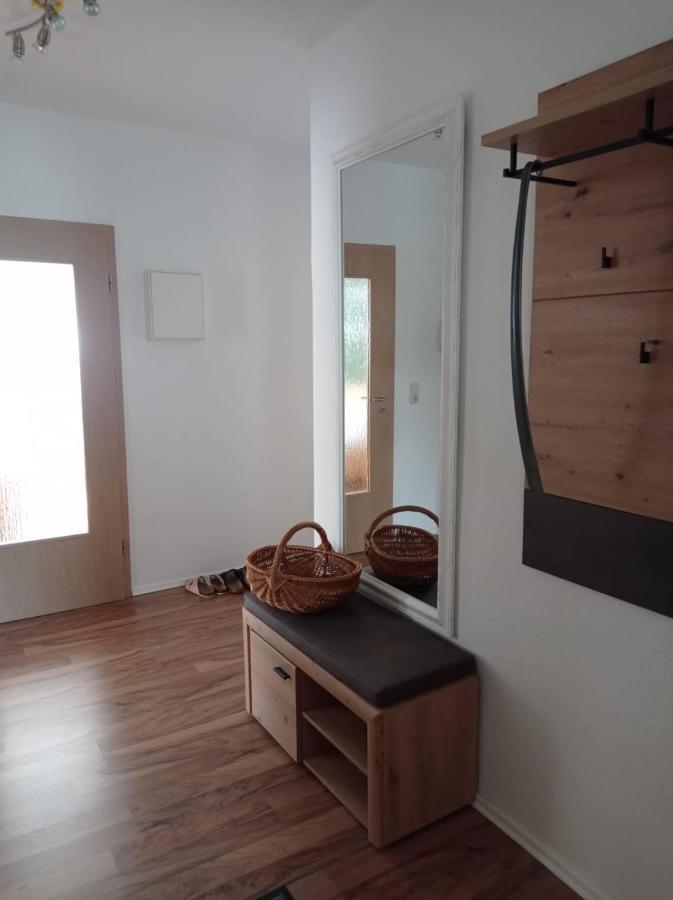 Ferienwohnung Greifenbach, Gartennutzung, Haustiere Willkommen Geyer Екстериор снимка