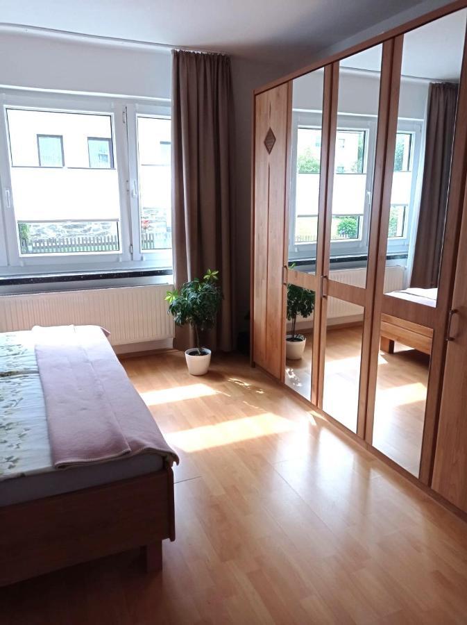Ferienwohnung Greifenbach, Gartennutzung, Haustiere Willkommen Geyer Екстериор снимка