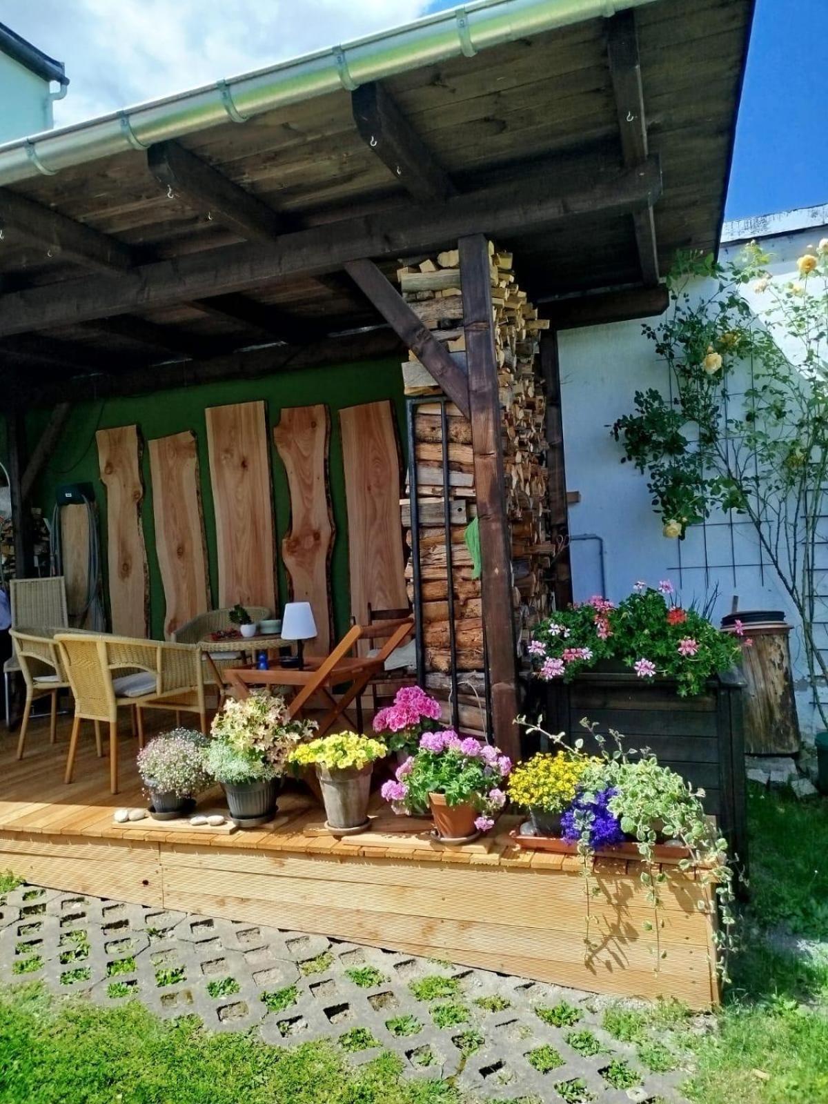 Ferienwohnung Greifenbach, Gartennutzung, Haustiere Willkommen Geyer Екстериор снимка